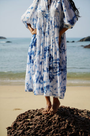 Kyra Midi Dress ~ Deep Sea