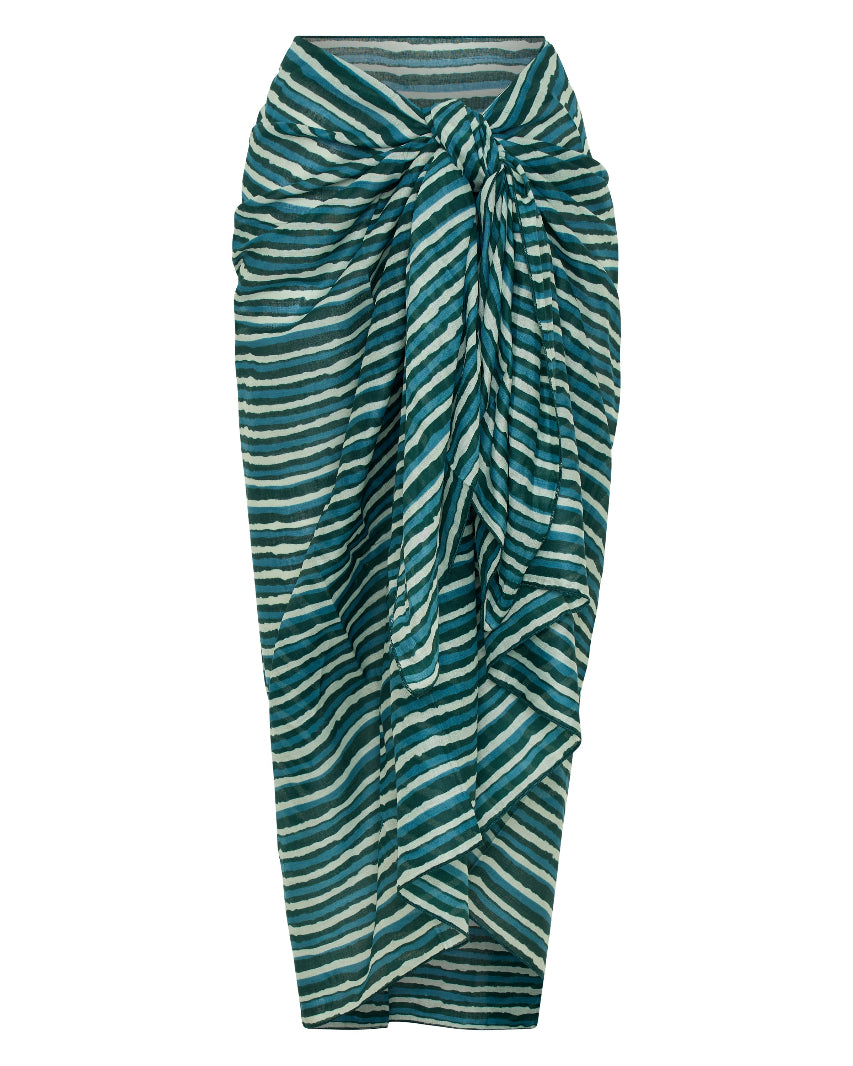 Ria Sarong ~ Cyan Candy