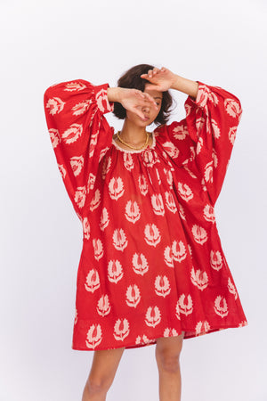 Ria Mini Dress ~ Ruby Red