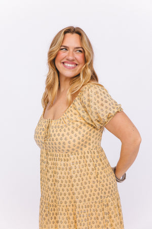 Sita Maxi Dress ~ Daffodil