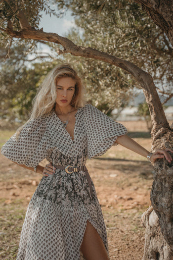 Nora Maxi Dress ~ Noir