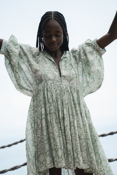 Kyra Mini Dress ~ Jade